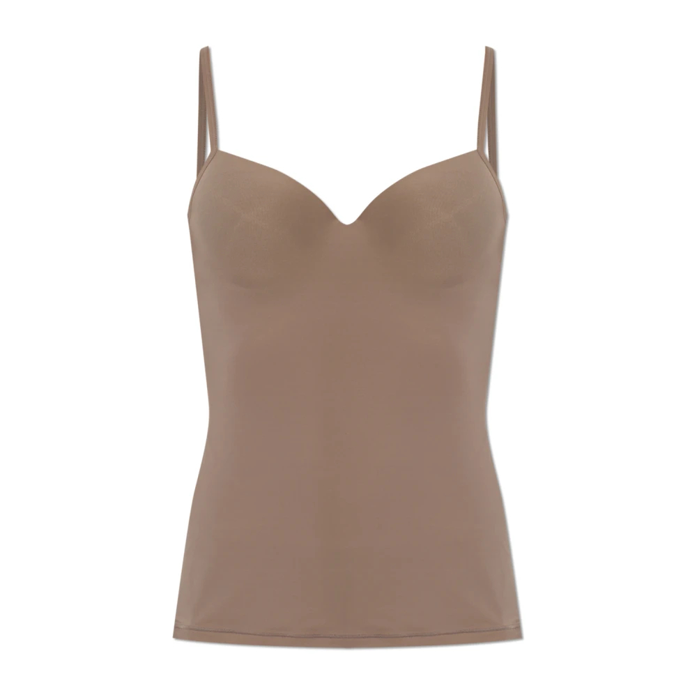 Hanro Damen Braun - Allure Gepolsterte Bra-Camisole - Underwear - 70A Eu