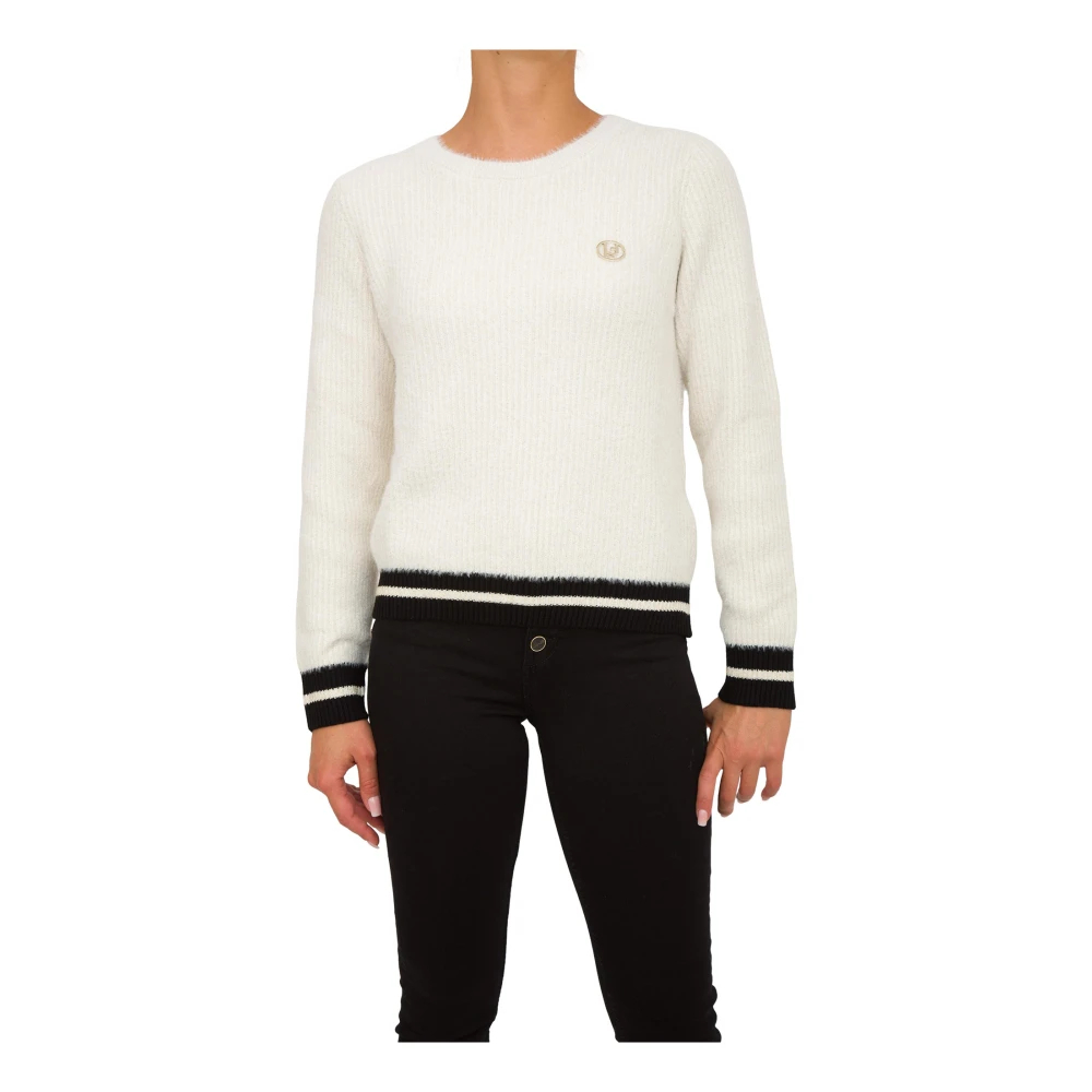 Liu Jo Damen Weiß - Maglia Chiusa M/L - Knitwear - M