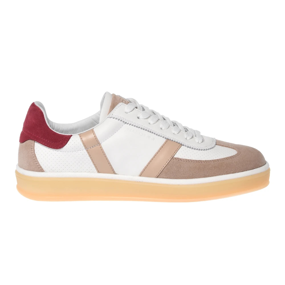 Baldinini Damen Weiß - Wildleder- Und Leder-Sneaker - Shoes - 40 Eu