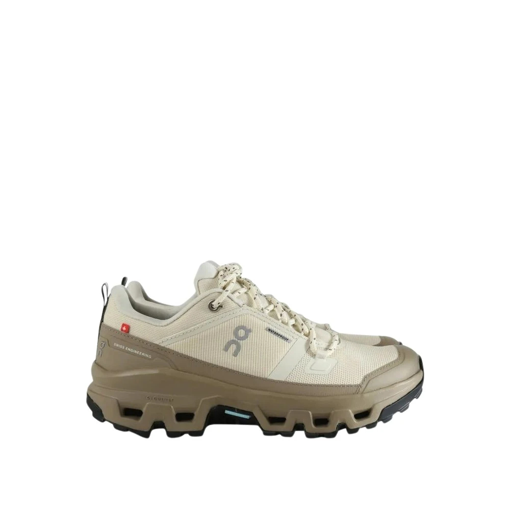 On Damen Hellbeige Trekkingschuhe Cloudrock Low Wp 3Wf10145 - Bild 5