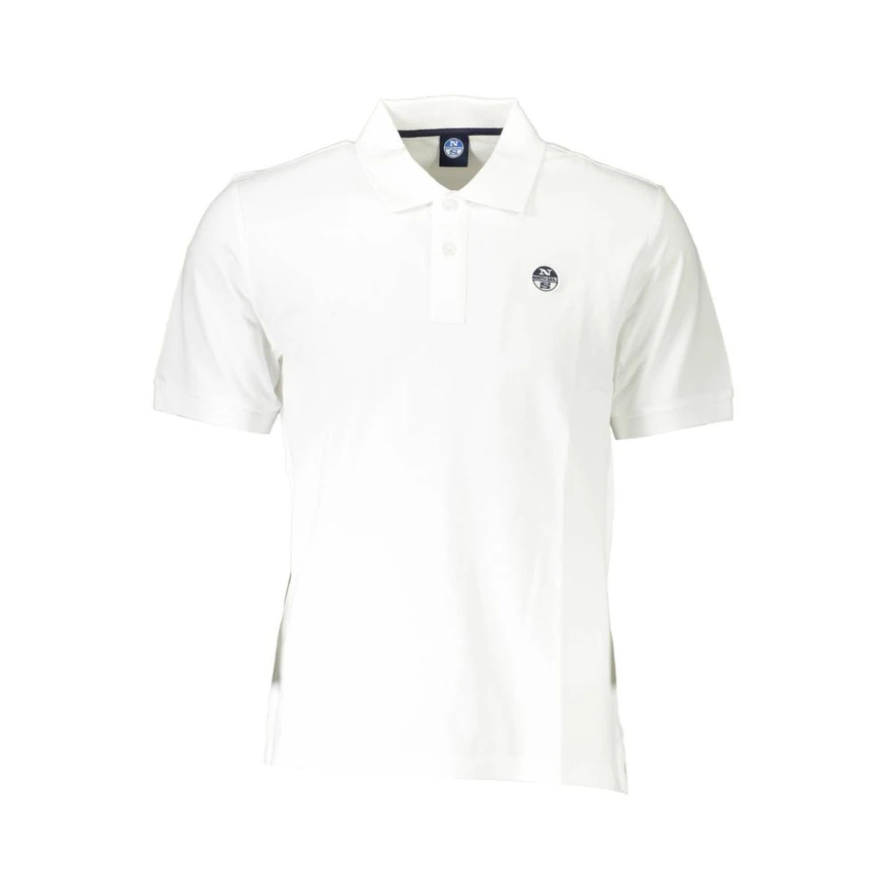 North Sails Herren Weiß - E Baumwoll-Poloshirt - Tops - 2XL