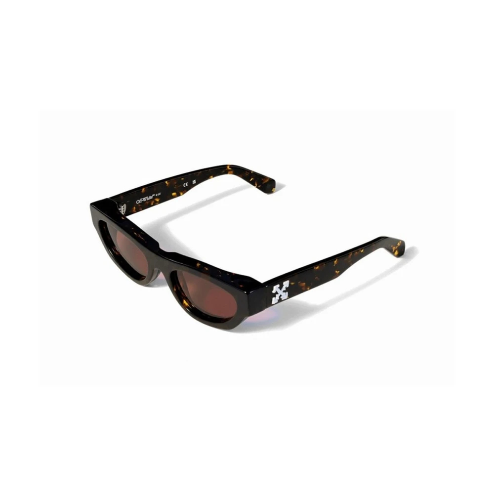 Off-White Unisex Braun Off-White Ow1050 Honolulu 6064 Sonnenbrillen Acetat Havanna Geometrisch Normal - Bild 6