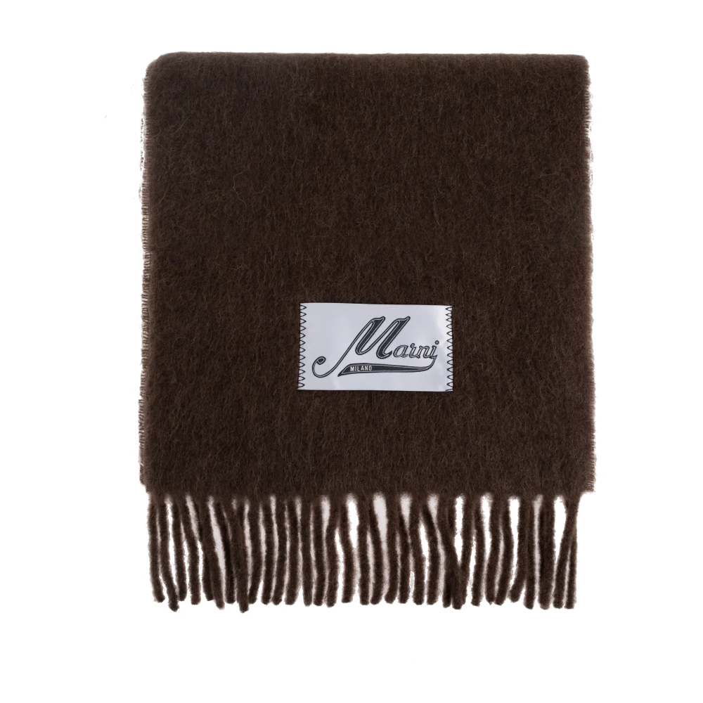 Marni Damen Braun - Wollschal Mit Fransen - Accessories - One Size