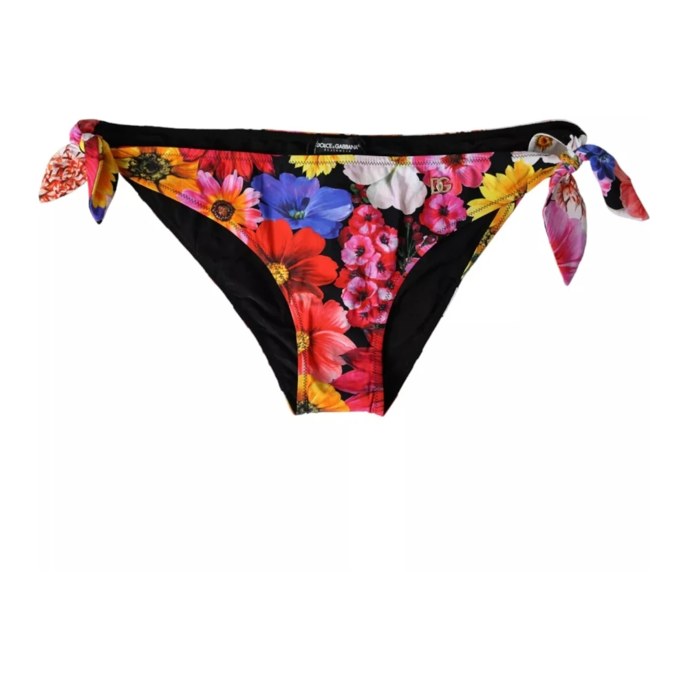 Dolce & Gabbana Damen Multicolor - Floral Bedruckte Bikinihose - Swimwear - Mehrfarbig -One Size