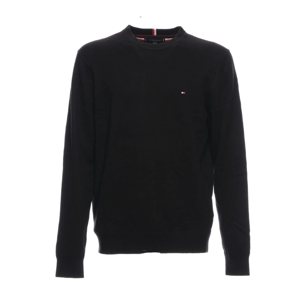 Tommy Hilfiger - Luxuriöser Schwarzer Crew Neck Sweater - Knitwear - Herren - Schwarzk - M - Bild 15