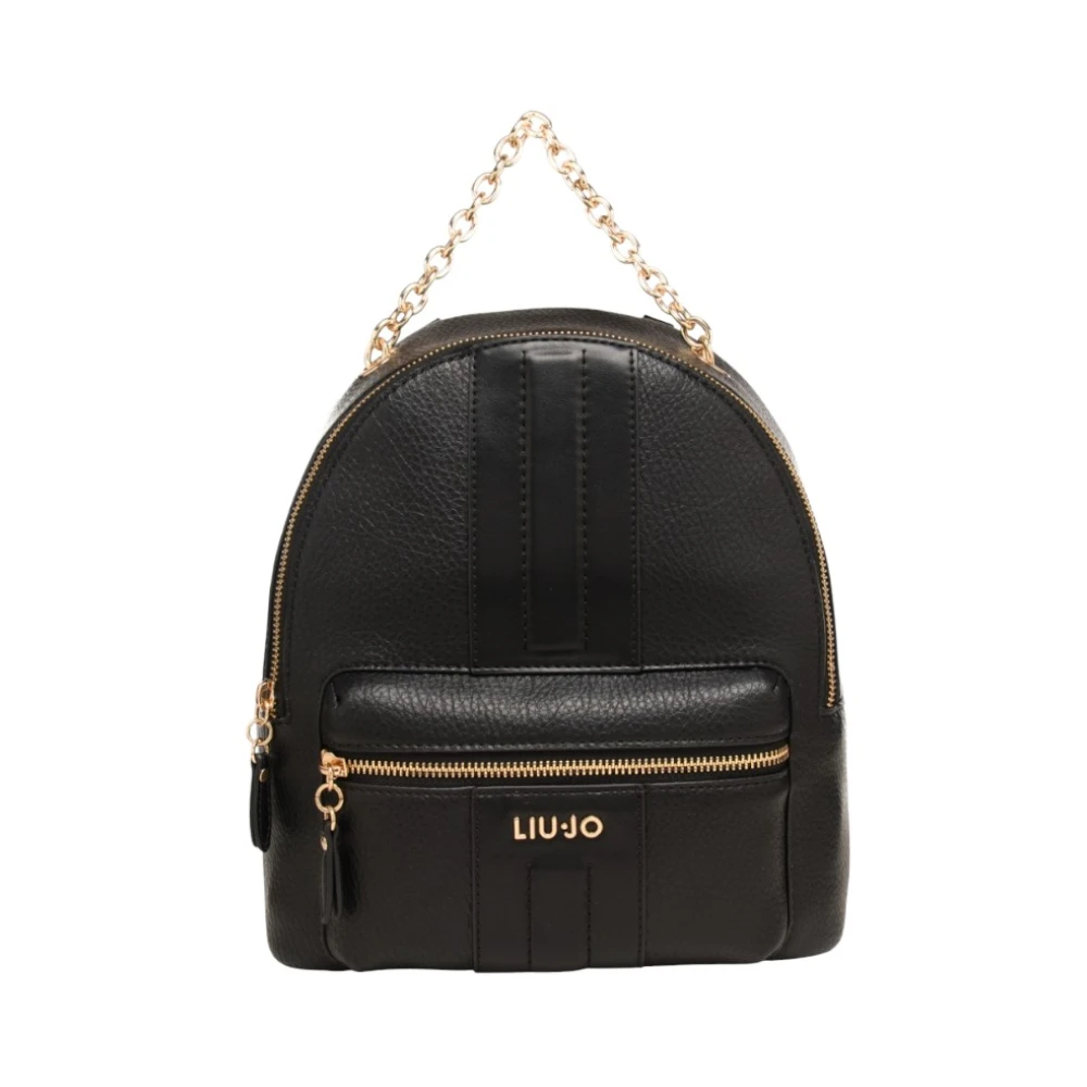 Liu Jo Damen Schwarz - Rucksack Mit Anhänger - Bags - K -One Size