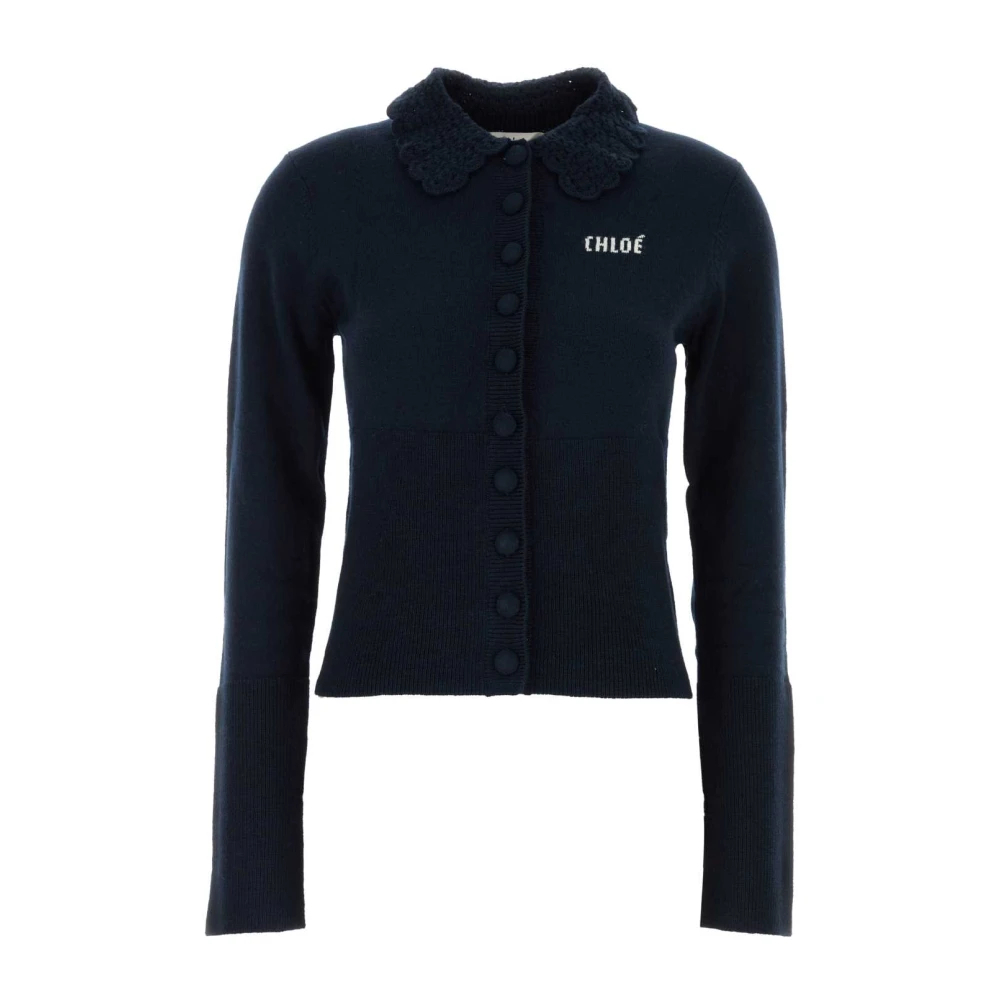 Chloé , Damen, Strickwaren, Blau, S - Bild 5