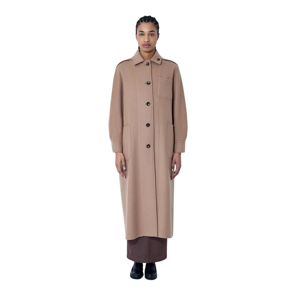 Max Mara Damen Beige - Woll-Kaschmir-Mantel - Coats - 2XS