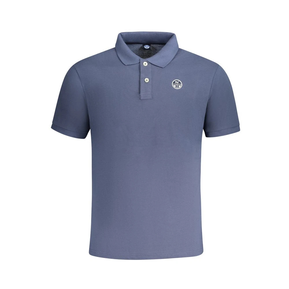 North Sails Herren Blau - Es Baumwoll-Poloshirt - Tops - S