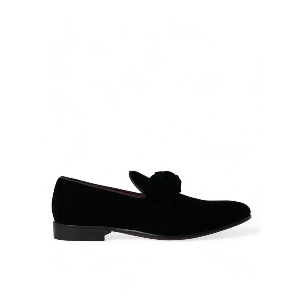 Dolce & Gabbana Herren Schwarz - Loafers - Shoes - K - 40 Eu