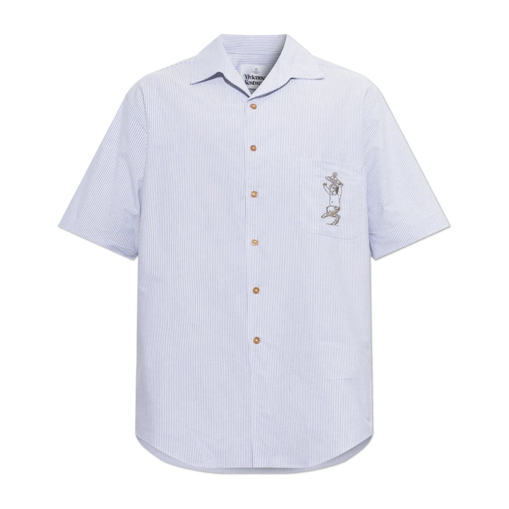 Vivienne Westwood - Bowlinghemd - Shirts - Herren - Blau - L