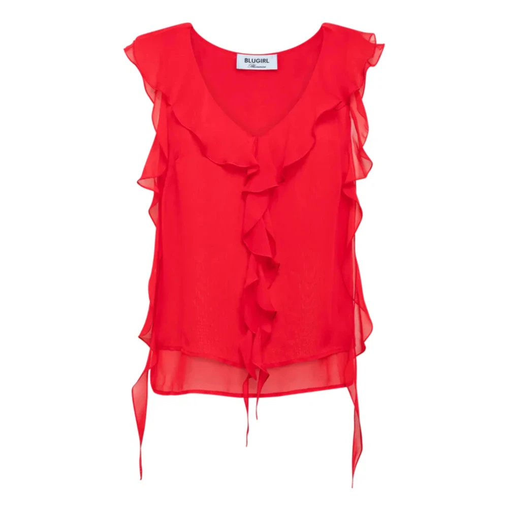 Blugirl Damen Rot - Blusen - Blouses & Shirts - Xs