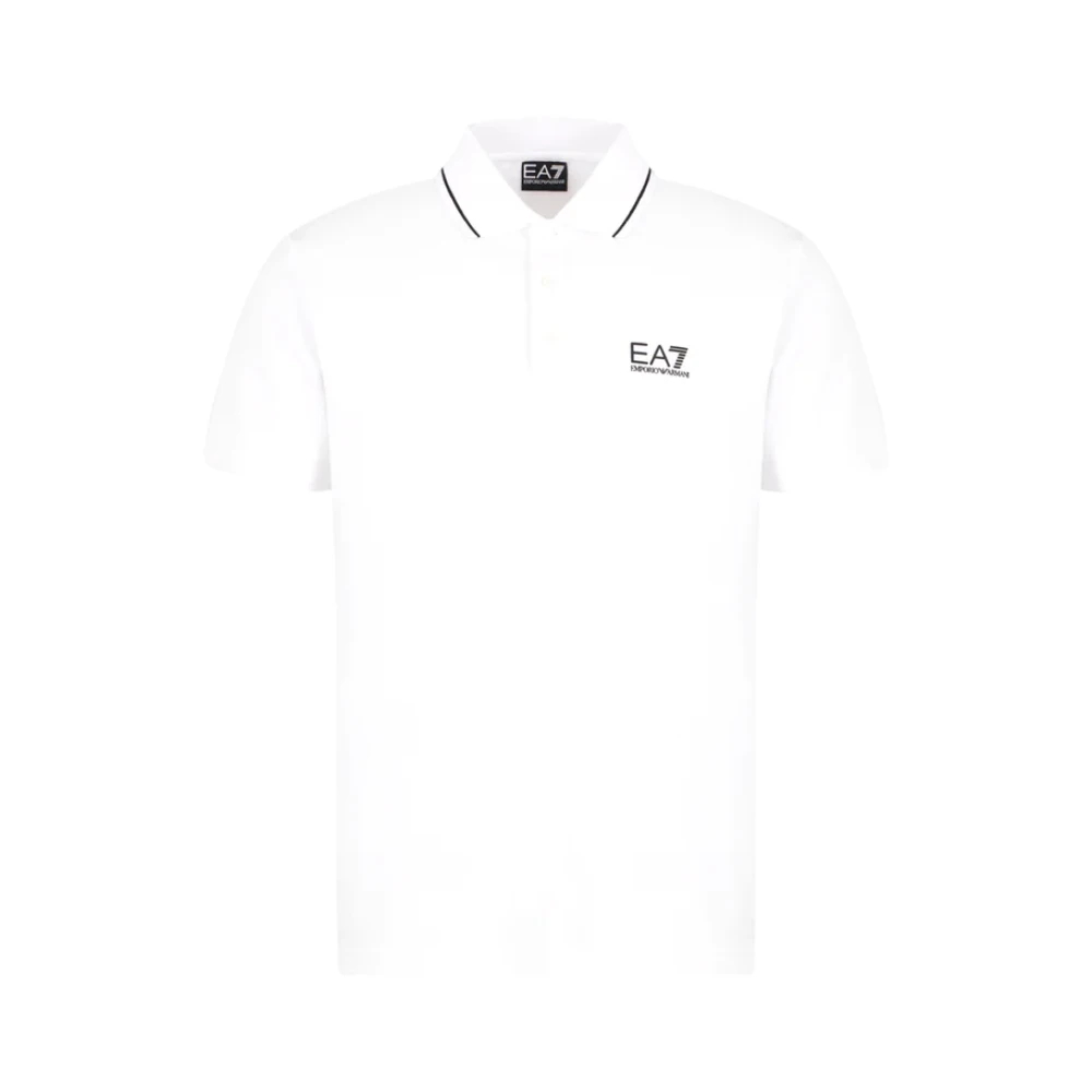 Emporio Armani Ea7 Herren Weiß - Polohemd - Tops - 2XL