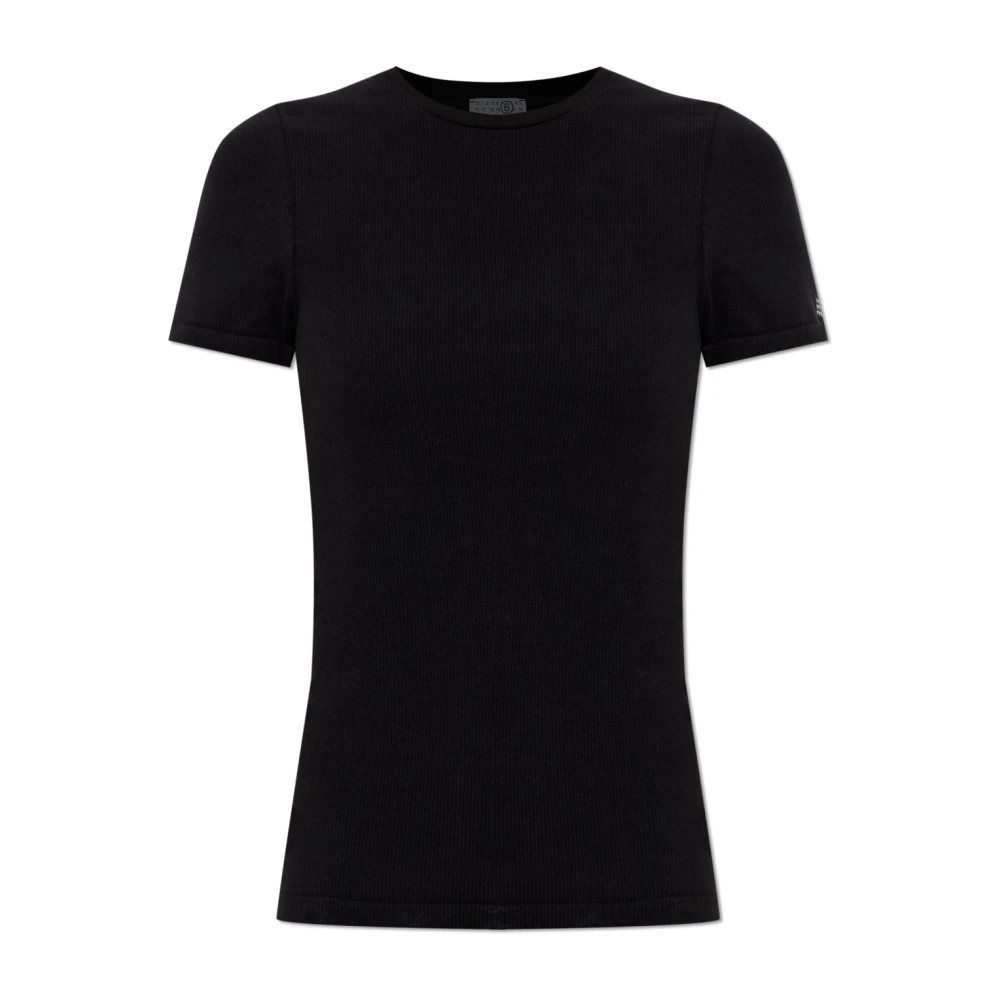 Mm6 Maison Margiela Damen Schwarz - Underwear - Tops - K - L