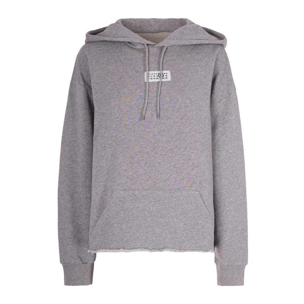 Mm6 Maison Margiela Damen Grau - Hoodie - Sweatshirts & Hoodies - S