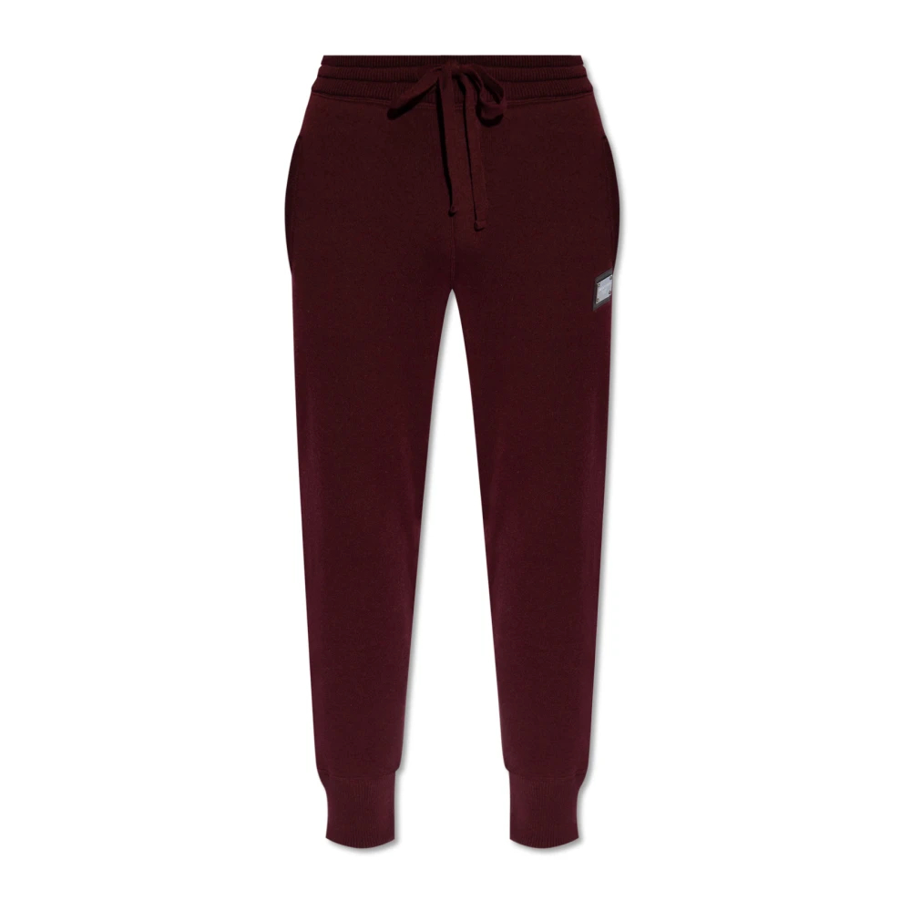 Dolce & Gabbana Herren Rot - Wollhose - Trousers - L