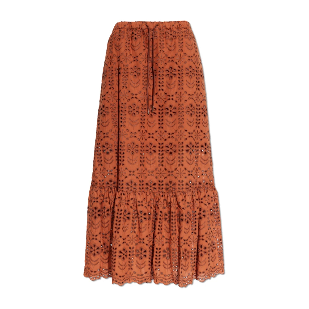 Ps By Paul Smith Damen Braun - Lacework Rock - Skirts - 2XS