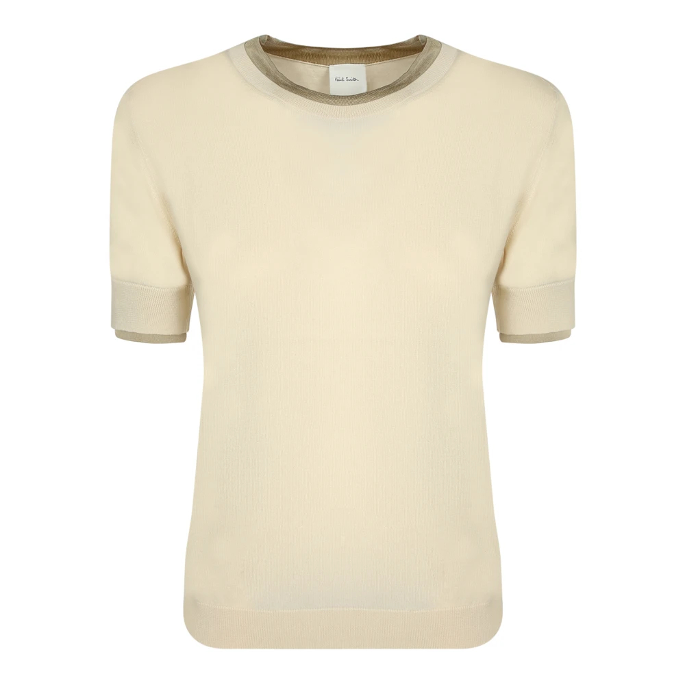 Paul Smith Damen Weiß - Rundhals-Strickwaren - Knitwear - S