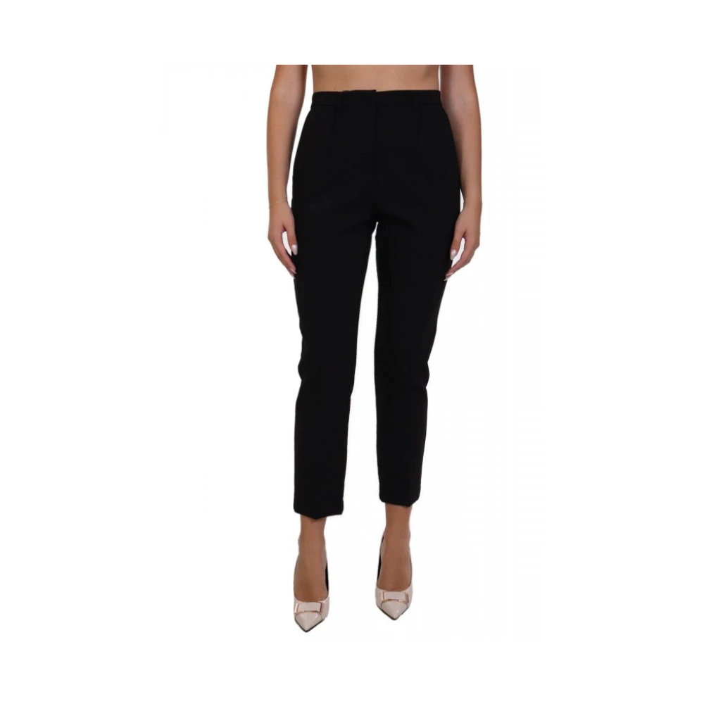 Patrizia Pepe Damen Schwarz - Cropped Chinos - Trousers - K - Xl