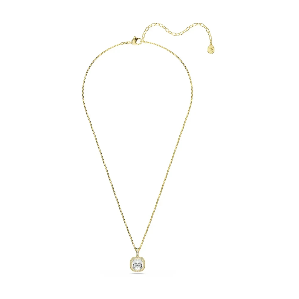 Swarovski Una Angelic Anhänger, Kissenschliff, 18K Goldbeschichtet Weiß - Bild 6