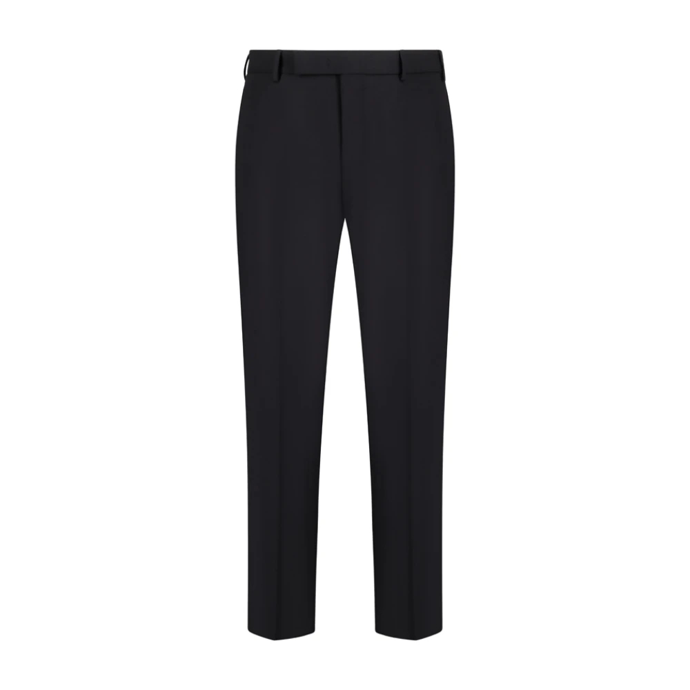 Pt Torino Herren Schwarz - Sch Wollhose - Trousers - K - M