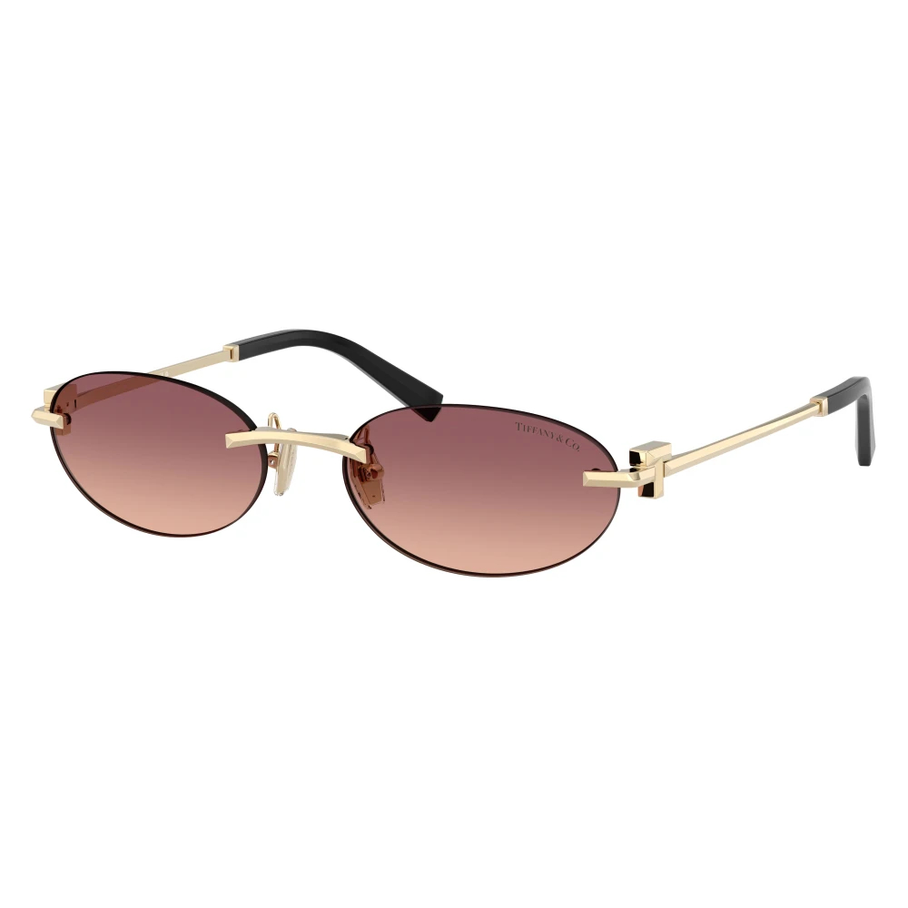 Tiffany & Co. - Runde Sonnenbrille - Accessories - Unisex - Gelb - 56 Mm