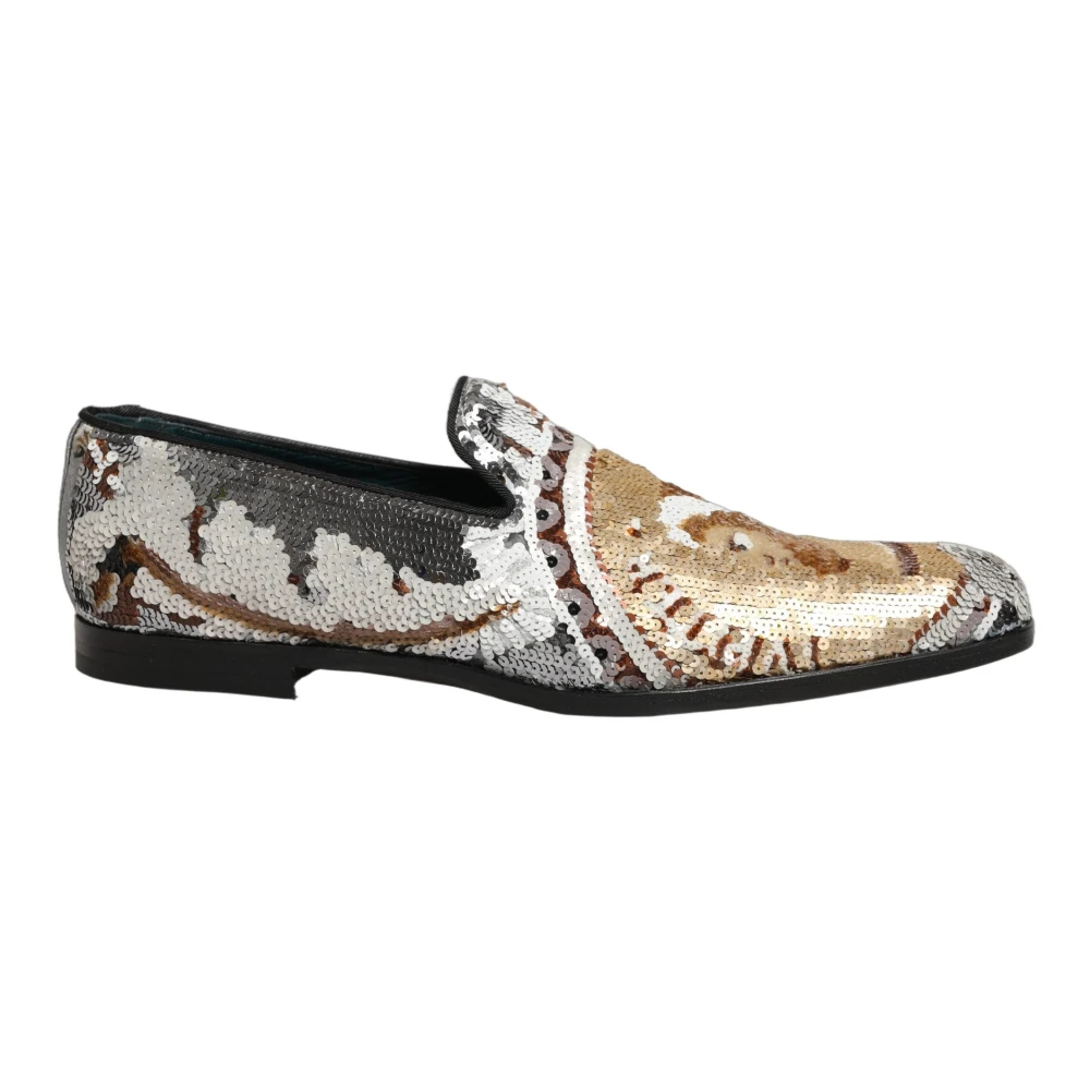 Dolce & Gabbana Herren Multicolor - Ariosto Loafers - Shoes - Mehrfarbig - 44 Eu