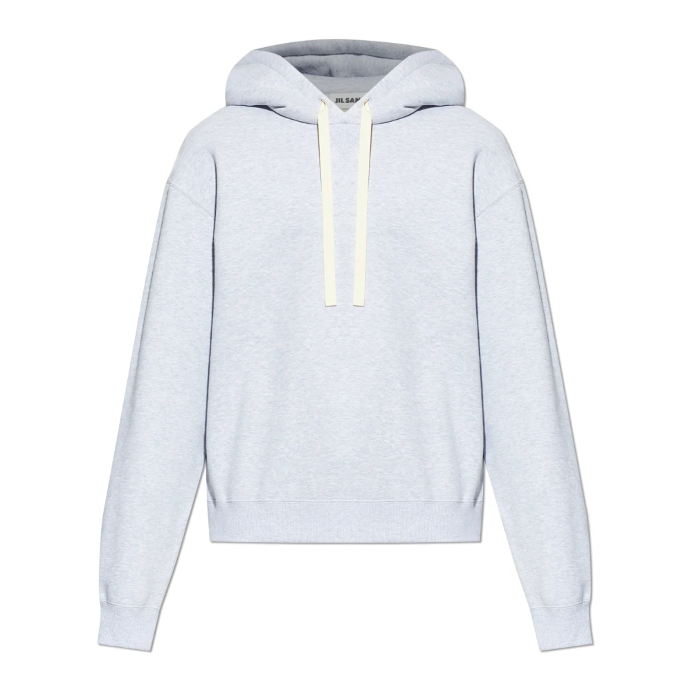 Jil Sander Herren Grau - Logo Hoodie - Sweatshirts & Hoodies - L