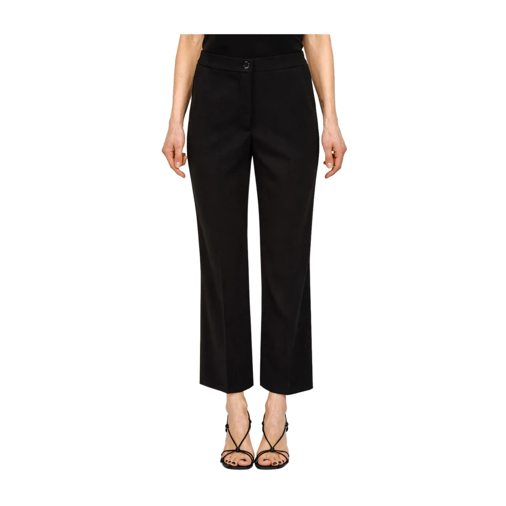 Patrizia Pepe Damen Schwarz - Caprihose - Trousers - K - S