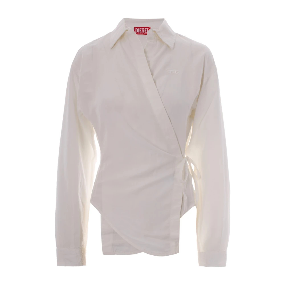 Diesel Damen Weiß - Wickelbluse - Blouses & Shirts - S