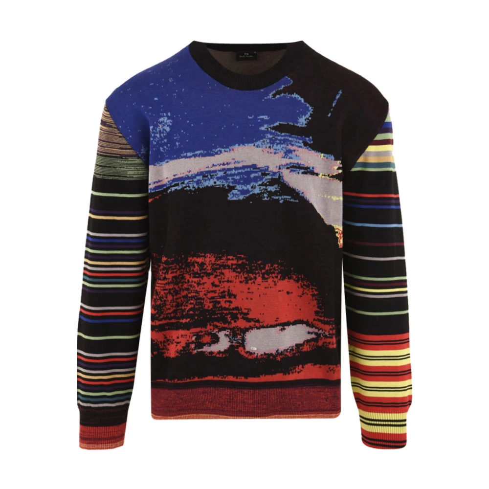 Paul Smith Herren Multicolor - Rundhalspullover - Knitwear - Mehrfarbig - L