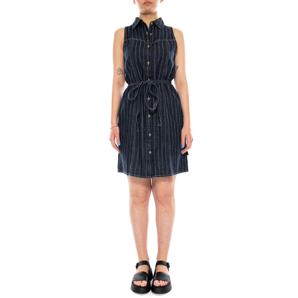 Lee Damen Blau - Hemdblusenkleider - Dresses - M