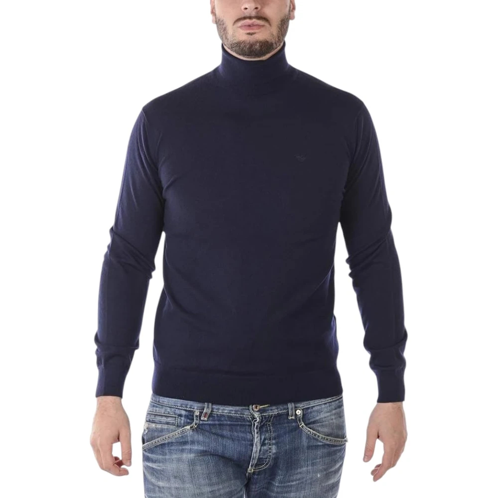 Emporio Armani Herren Blau - Pullover - Knitwear - 2XL