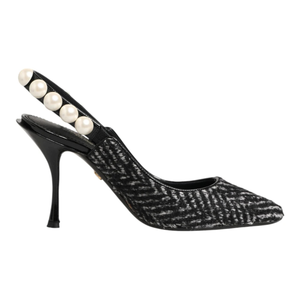 Dolce & Gabbana Damen Schwarz - Slingbacks - Shoes - K - 36 Eu