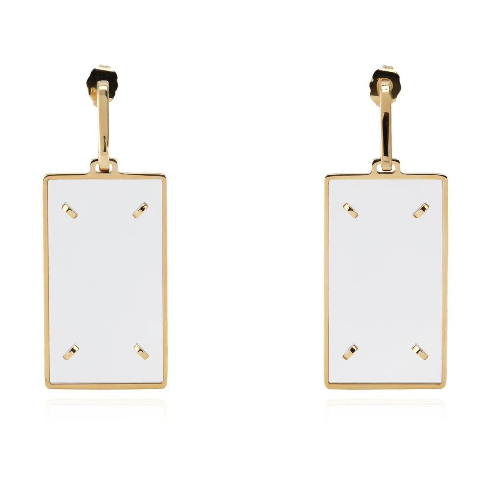 Maison Margiela Unisex Gelb - Earrings - Accessories - One Size
