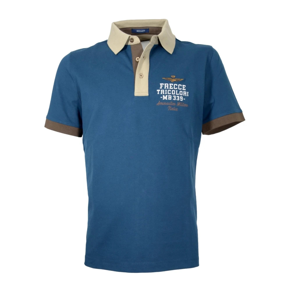 Aeronautica Militare Herren Blau - 261Po1908up00191 Polo - Tops - 2XL