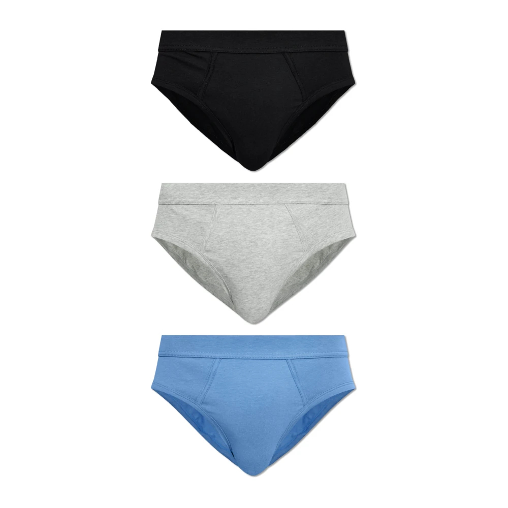 Moschino Herren Schwarz - Dreierpackung Baumwollslips - Underwear - K - S