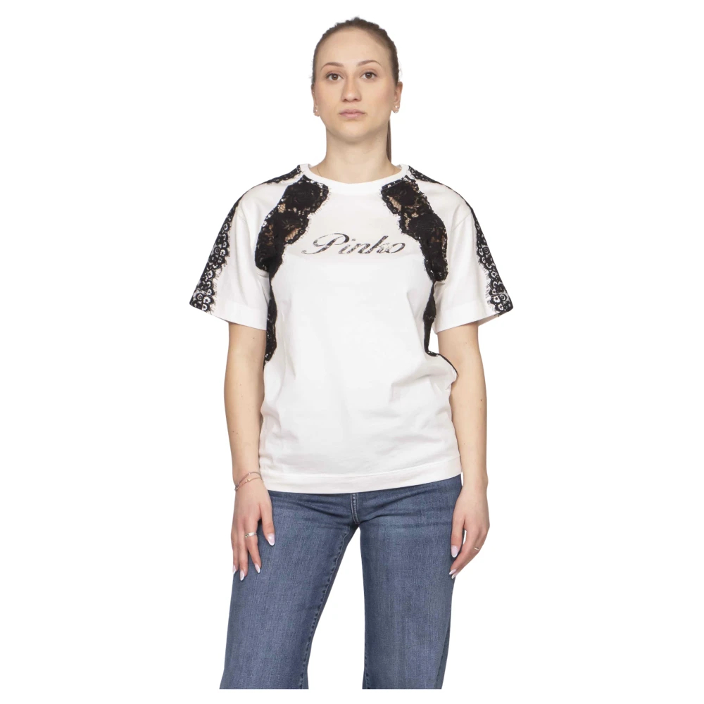 Pinko Damen Weiß - Maglia Esther - Tops - Xs