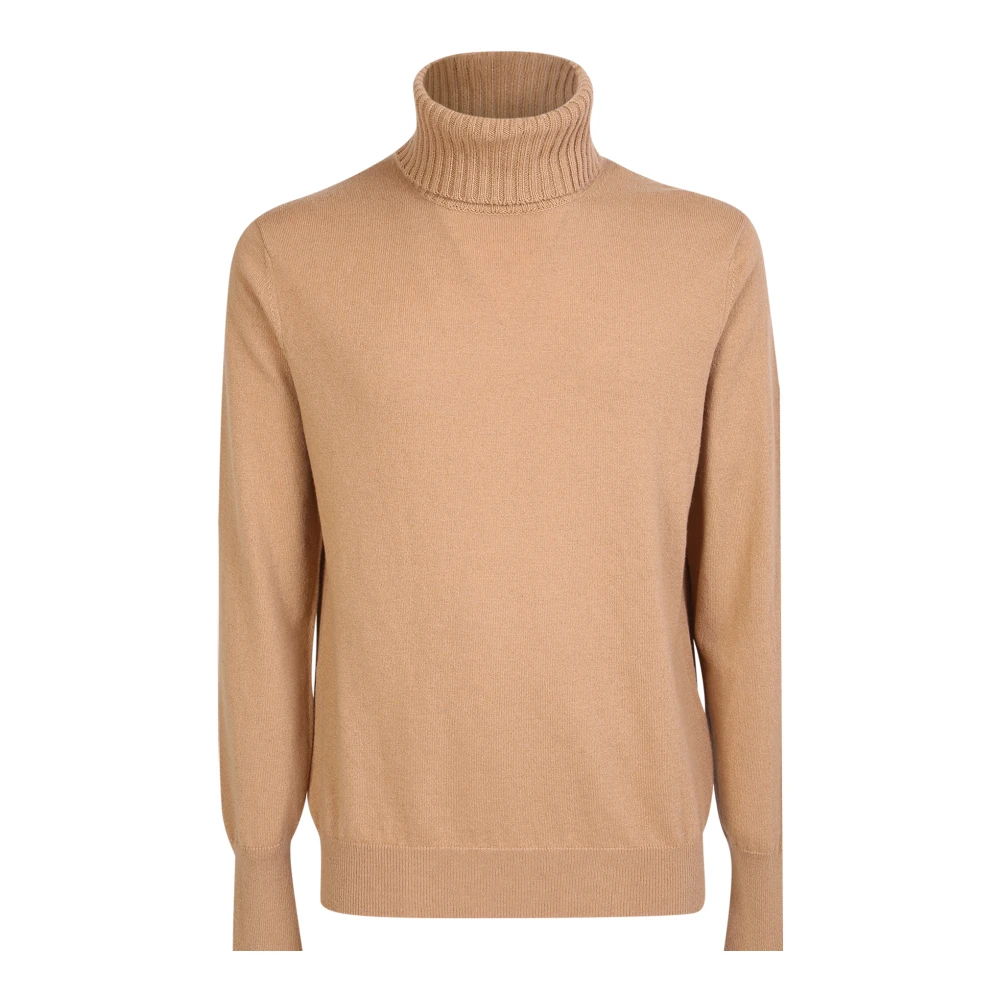 Ballantyne Herren Beige - Kaschmir-Rollkragenpullover - Knitwear - Xl
