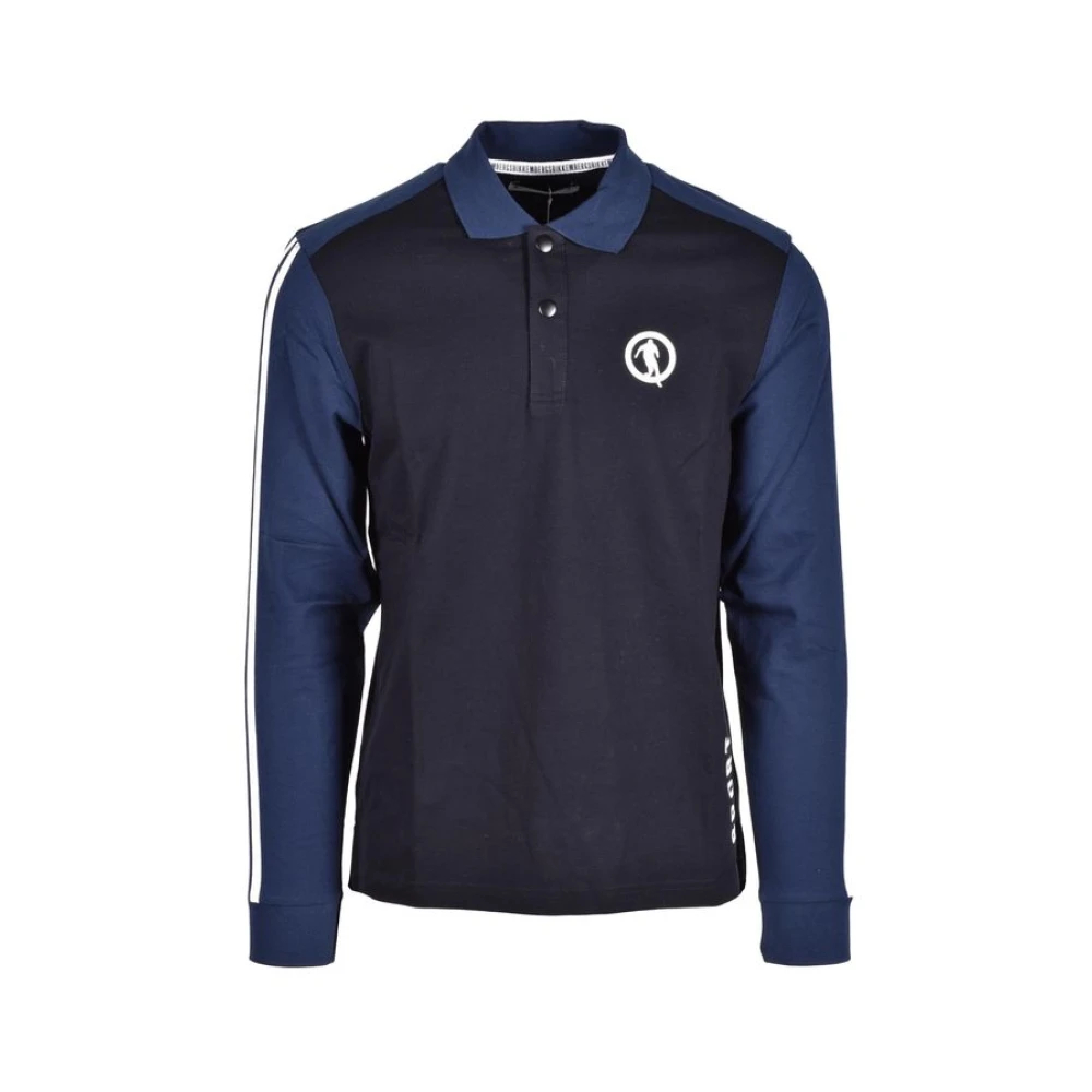Bikkembergs Herren Blau - Baumwoll-Poloshirt - Tops - S