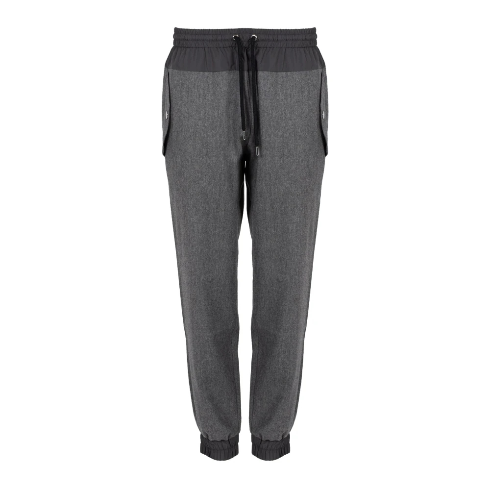 Les Hommes Herren Grau - Elegante Wollmischungshose - Trousers - 2XL