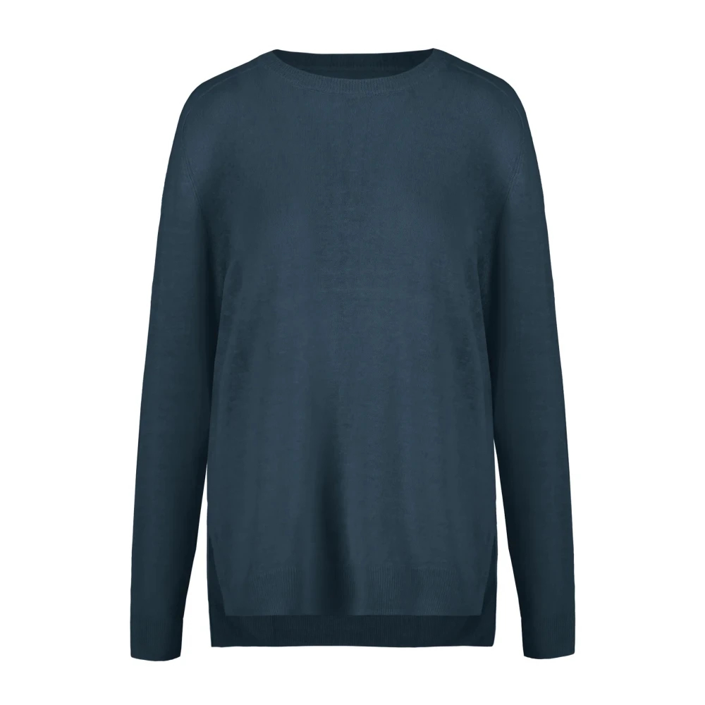 Bomboogie Damen Blau - Mw8589tn06 Leinenpullover - Knitwear - Xl