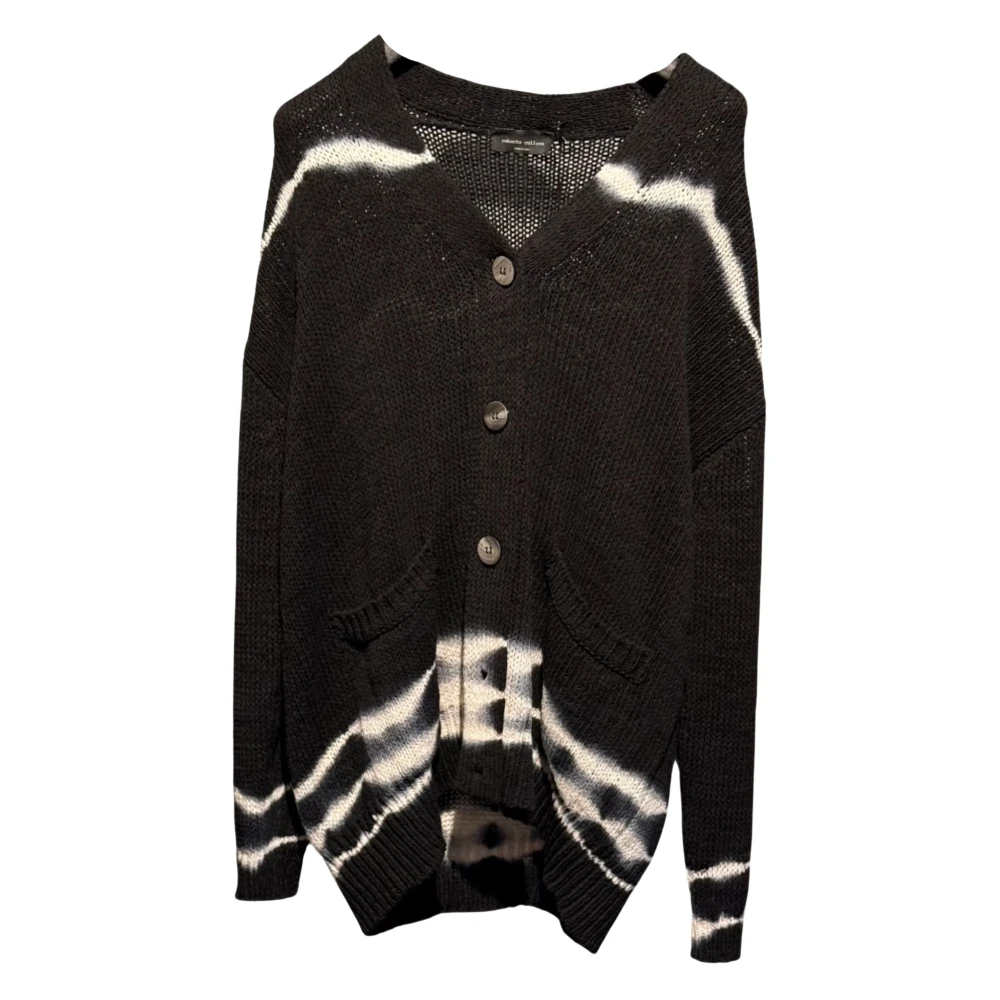 Roberto Collina Damen Braun - Cardigan Lungo - Knitwear - L