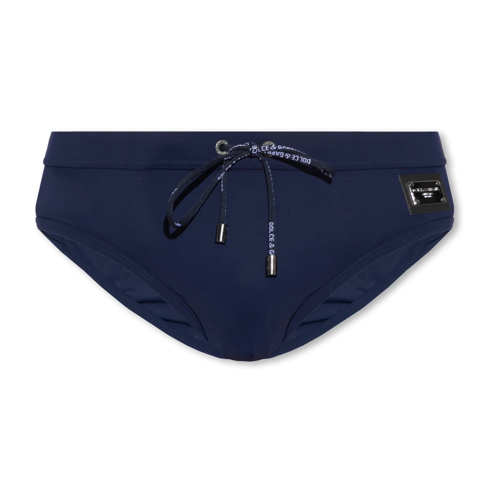 Dolce & Gabbana Herren Blau - Bade-Slips - Swimwear - S