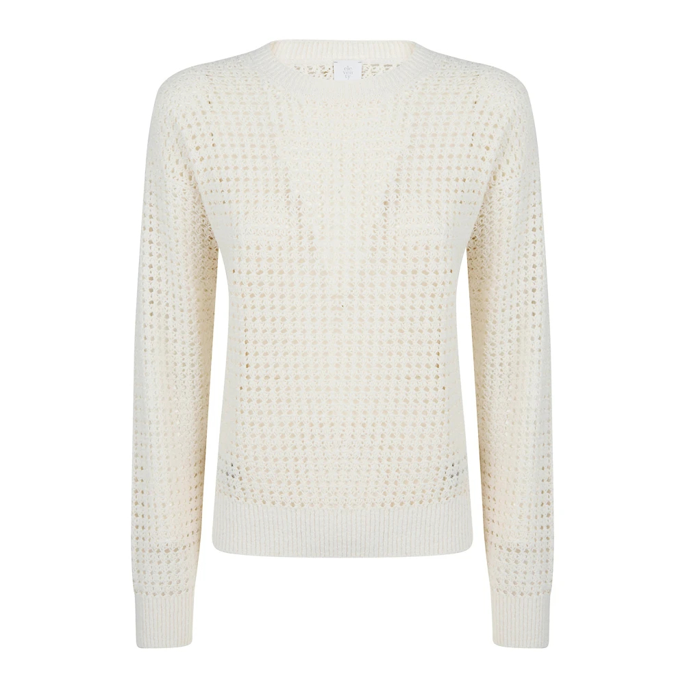 Eleventy Damen Weiß - Maglia Girocollo - Knitwear - S