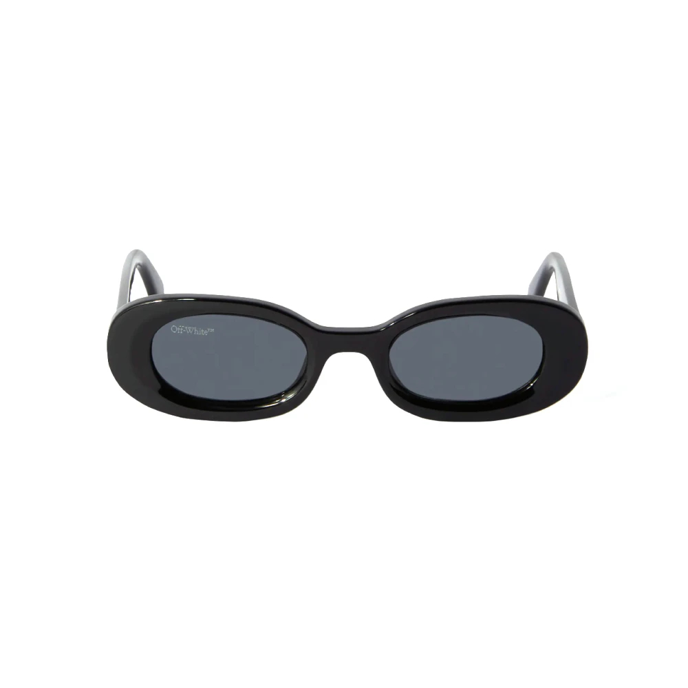 Off-White Unisex Grau Oeri087 Amalfi 1007 Black Sonnenbrillen Acetat Schwarz Rund Normal - Bild 3