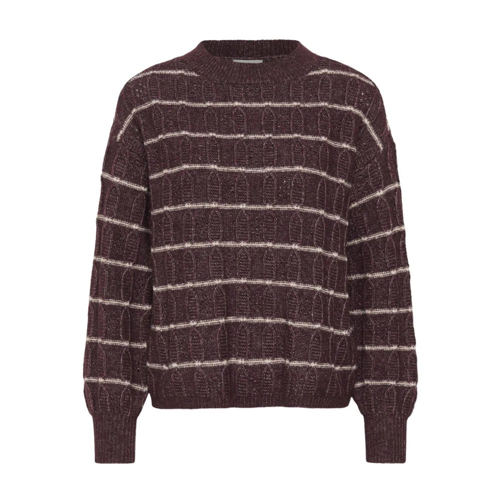 Kaffe Damen Violet Pullover Sirens Striped - Bild 3
