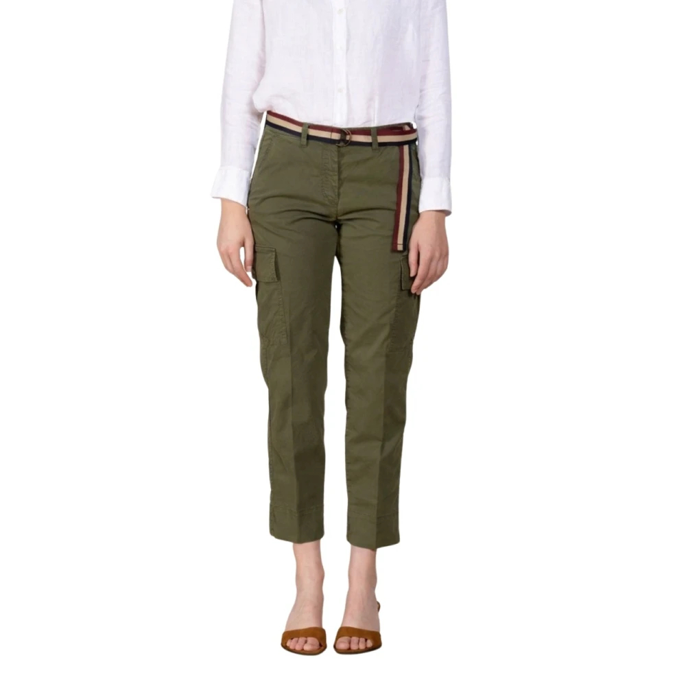 Mason's Damen Grün - Marlene Cargo - Trousers - L