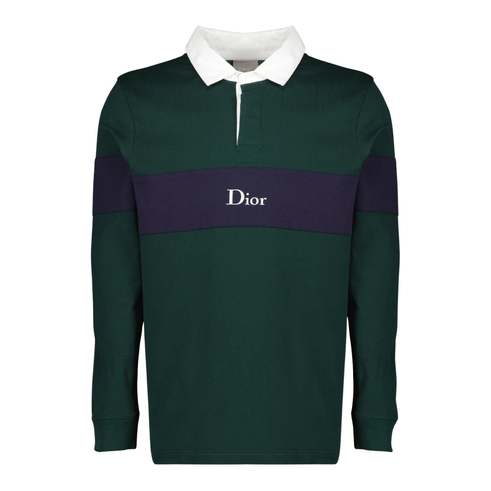 Dior Herren Grün - Langarm Poloshirt - Tops - Xs