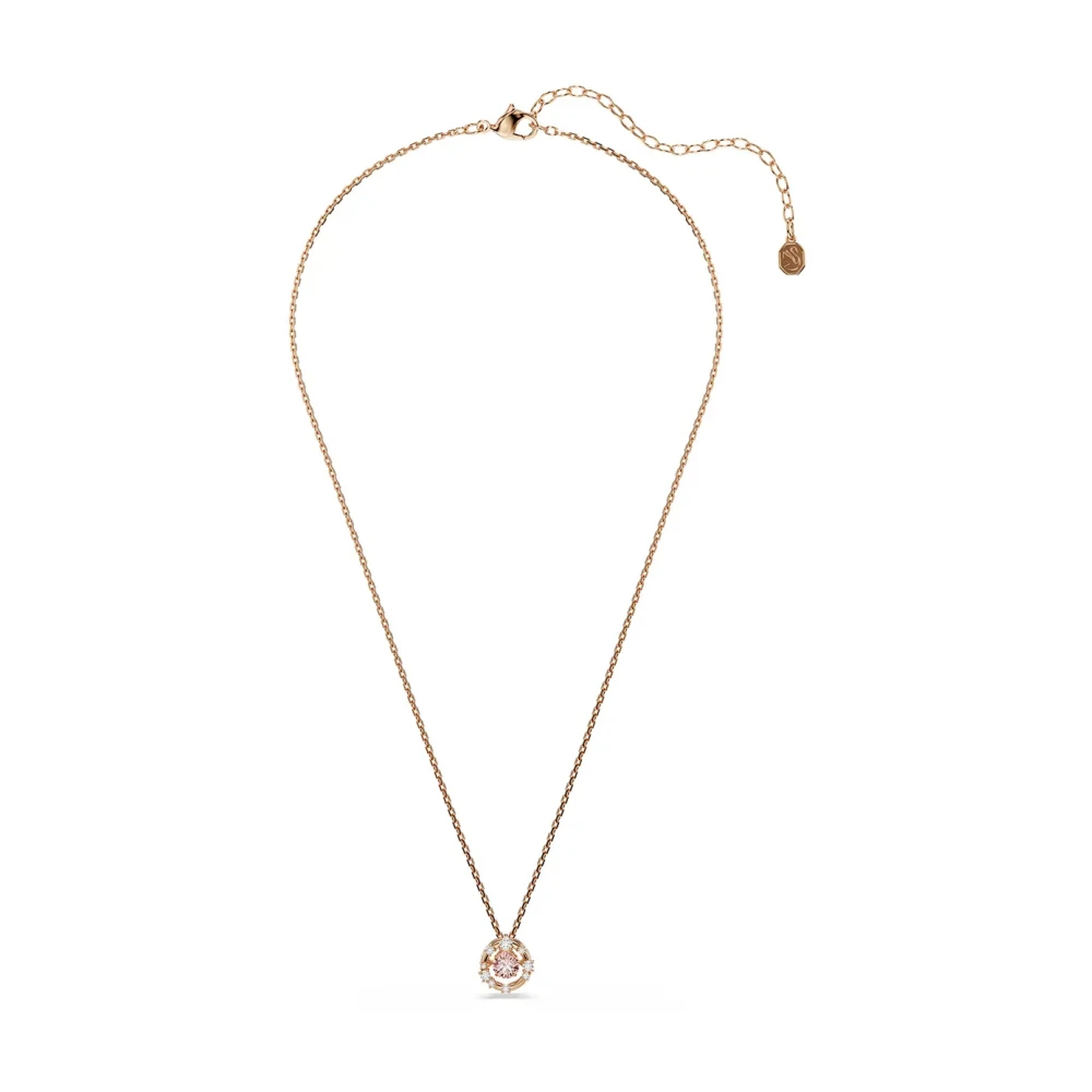 Swarovski Constella Anhänger, Rundschliff, Dancing Stone, 18K Roségoldbeschichtet Rosa - Bild 6